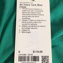 Lululemon NWT  All Yours Tank Maxi Dress Size 6 Maldives Green HTF Photo 5