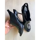 Manolo Blahnik  Black Leather Vella Booties size 38.5 / US 8.5 Photo 3