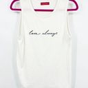 n:philanthropy  White Tank “love always” Size Small Revolve Summer Photo 3