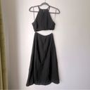 Petal and Pup  Black Linen Blend Cropped Tank + Midi A Line Skirt Matching Set XS Photo 3