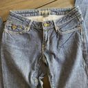 Banana Republic  Blue Jeans size 4 flare 99% cotton 1% spandex Photo 2