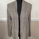 kim rogers Light Brown Open Front Cardigan Size Large Photo 0