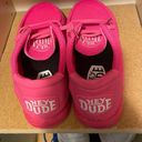 Neon Pink Hey Dudes Size 8.5 Photo 1