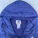 Adidas Vintage 90s  Navy Blue Wind Breaker Hooded Zip Up Jacket Photo 5