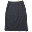 MM.LaFleur NWT  Cobble Hill 4.0 in Ink Blue Washable Wool Pencil Skirt 4 Photo 0