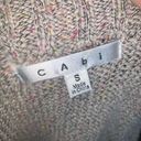 CAbi  marbled gray drape front S cozy cardigan Photo 3