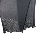 Liz Claiborne  Scarf Wrap Black Crochet 78" x 24" New Photo 11