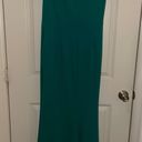 Macy's Macy’s Green Off The Shoulder Formal Dress Photo 1