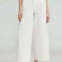 Everlane The Structured Cotton Belted Pant Bellbottom Wide Leg Bone White NWT 8 Photo 0