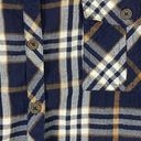 Dress Barn DB  Navy & White Plaid Long Sleeve Button Up Shirt Size 2X Photo 2