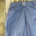 Lane Bryant  Size 28 Straight Chambray Color Short Skirt w/Front Slit & Pockets Photo 3