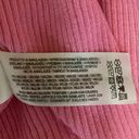 Primark  Pink Y2K Ribbed Knit Button Up Square Neck Chic Cardian Crop Top Size M Photo 4