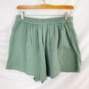 BP NORDSTROM NWT  Brand Cotton Gauze shorts Sage Green size M  (A-1) Photo 4