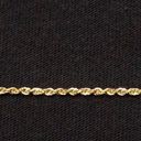 Real 14k Gold Necklace Rope Chain 16in 2mm Hollow Photo 1