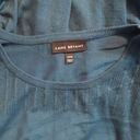 Lane Bryant  blue ruched side sweater Photo 2