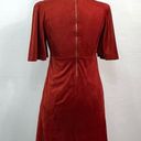 ZARA  Trafaluc Red Suede Boxy Mini Dress size XS Photo 4