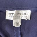 St. John  Collection Navy Blue Trousers EUC Sz 10 Wide Leg Flare Business Luxury Photo 1