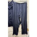 Mulberry Lilysilk 22 Momme Trimmed women Silk Pajamas Set Navy Blue  Silk Size 12 Photo 12