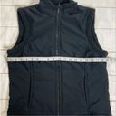 prAna  Breath Black Full Zip Sherpa Lined Nylon Vest Size Medium Photo 5