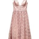 NEW Avery G Dress Dusty Pink Floral Embroidered Tulle Ball Gown Women’s Size 4 Photo 1