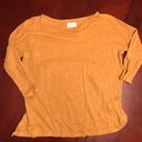 Lou & grey  Shirt SZ M Mustard Yellow 100% Linen Photo 0