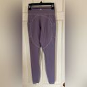 Alphalete  Leggings Size XS Dusty Purple  Pockets Full  Length Workout Gym Run Photo 6