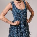 Urban Outfitters Justine Printed Lace-Up Mini Dress NWT Photo 3