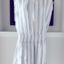 Rails  Smocked Waist Mini Dress Striped Linen Blend Size L New with Tag Photo 2
