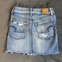 American Eagle distressed jean skirt Photo 1