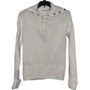 Polo  Jeans Co. Sweater Size Small Cream 1/4 Button Ralph Lauren Knit 100% Cotton Photo 0