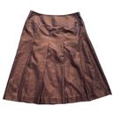 Nine West  bronze pleated skirt Photo 1