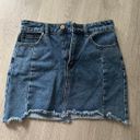 Denim Mini Skirt Size XS Photo 0