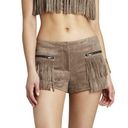 BCBGMAXAZRIA 💕💕 Western Faux Suede Fringe Shorts Photo 0