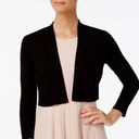 Calvin Klein Cropped Black Open Front Sweater Shrug Bolero Women’s Size Small Photo 10