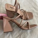 Abound 🎉 Austyn Tubular Strappy Block Heeled Sandal Tan Mocha Size 6 NEW Photo 4