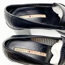 Tommy Hilfiger  Black Leather Y2K Chunky Loafer Heels, Size 8 Photo 8