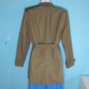 Banana Republic VINTAGE Late 70's  Cotton Travel Trench Coat Womens Size M Safari Photo 3