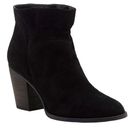 Jessica Simpson  Black  Yvette Leather Ankle Boots Booties Size 6M New Photo 0