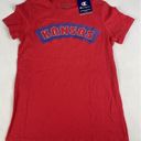 Champion Kansas University Jayhawks Red‎ Short Sleeve Retro T Tee Shirt  M Medium Photo 0