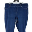 Mixit  Women's Elastic Waist Stretch Jeggings Size XL Blue Photo 2