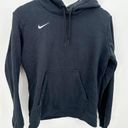 Nike  Hoodie Women LARGE Black Club Fleece Long Sleeve Hooded Pullover Photo 0