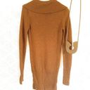 BCBGMAXAZRIA  Long Lambs Wool Sweater Brown Photo 2