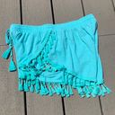 Victoria's Secret Victoria Secret Shorts Aquamarine Mint Green Tasseled Beach Womens S M Photo 1