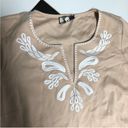 Tuckernuck  Miguelina Embroidered Tunic Relaxed Fit Clean Girl Aesthetic Resort M Photo 5