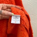 Sweaty Betty NEW  Orange Boucle Side Zip Turtleneck Sweater Photo 5