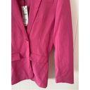 ZARA  Oversized Pink Tapered Waist Blazer Bloggers Favorite Size X-Small 4432/700 Photo 10