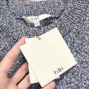 Tibi  • Tech Poly Sculpted Sweater Mini Dress grey knit chunky heathered black Photo 3