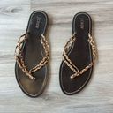 J.Crew  10 Gold Braided Sandals Photo 0