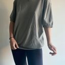 Merona Green / Grey Colored Casual Knit Tee Photo 2