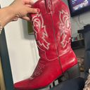 Red cowboy Boots Size 9 Photo 5